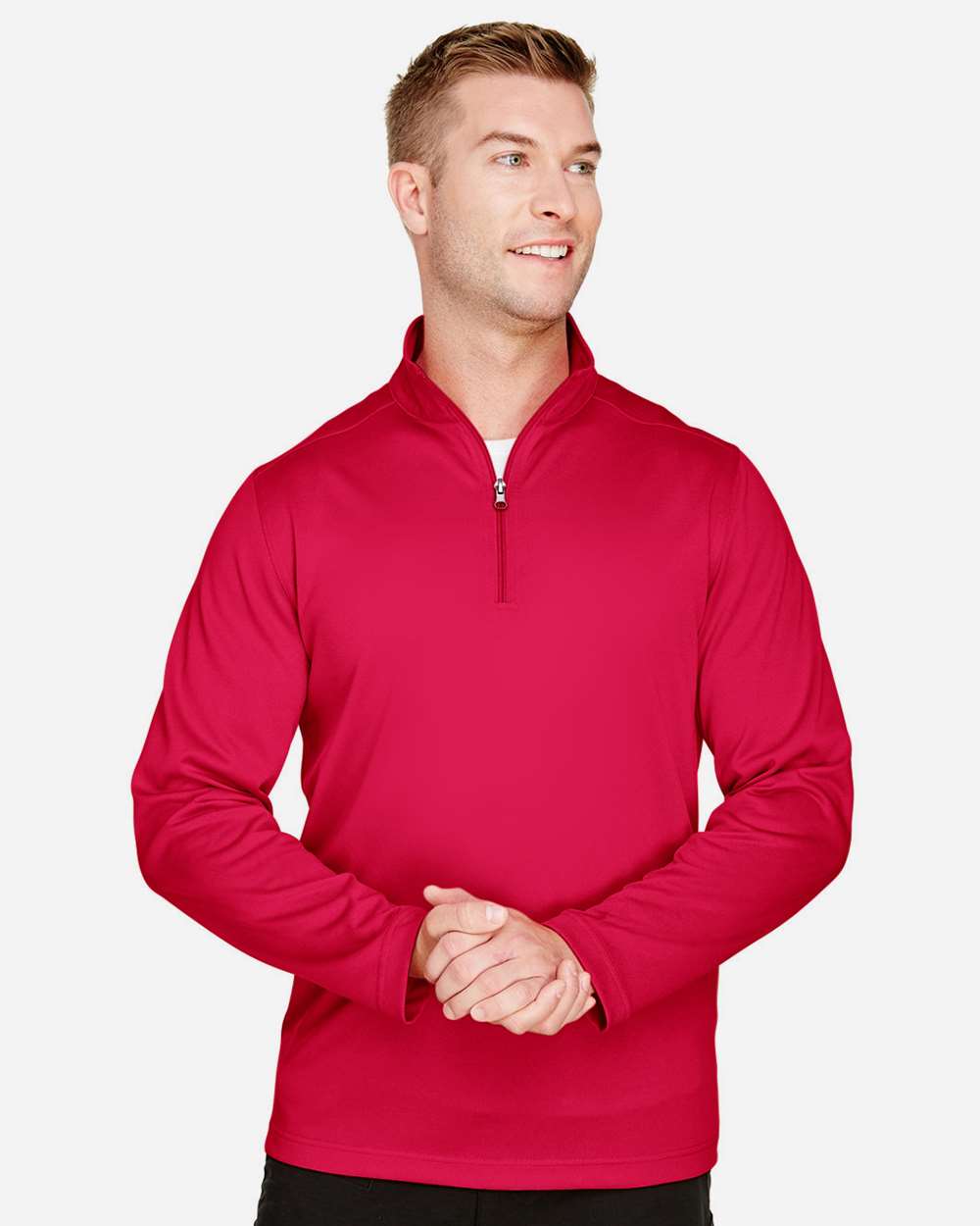 Men's Advantage Snag Protection Plus Quarter-Zip Pullover – M748 – Red