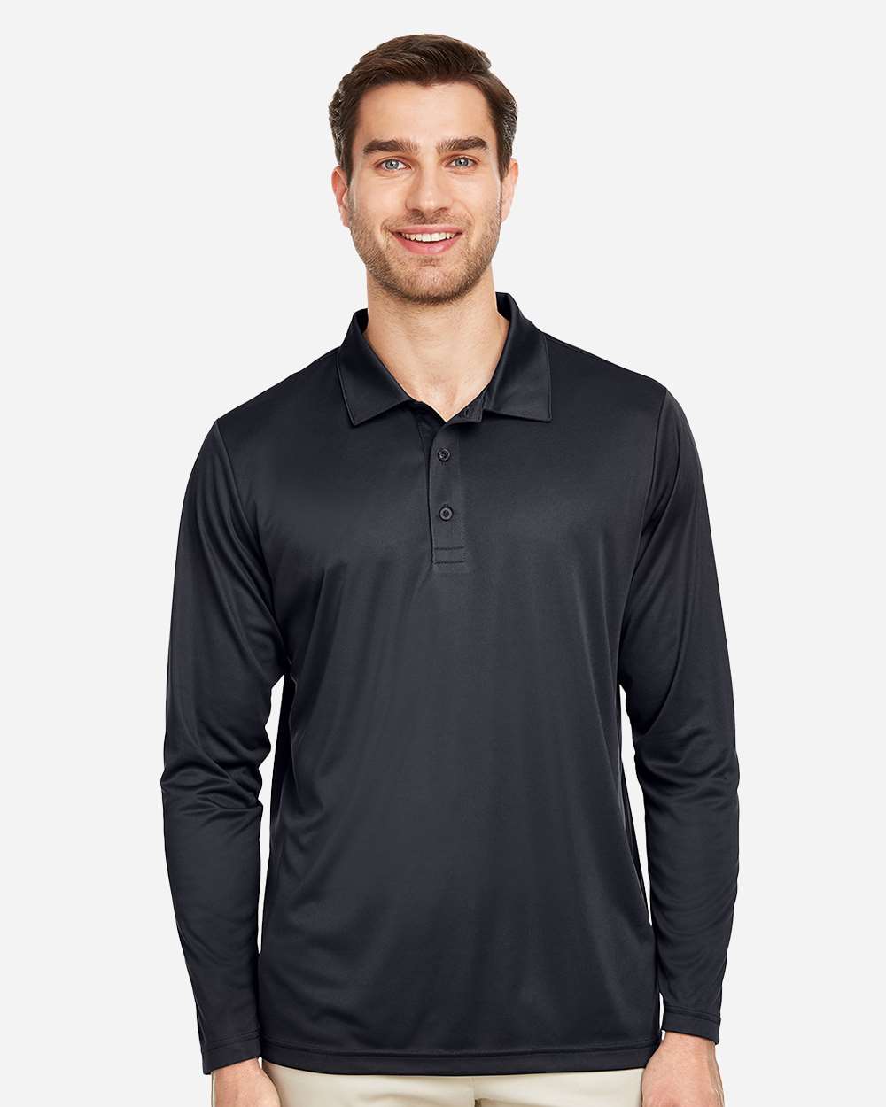 Men's Zone Performance Long Sleeve Polo – TT51L