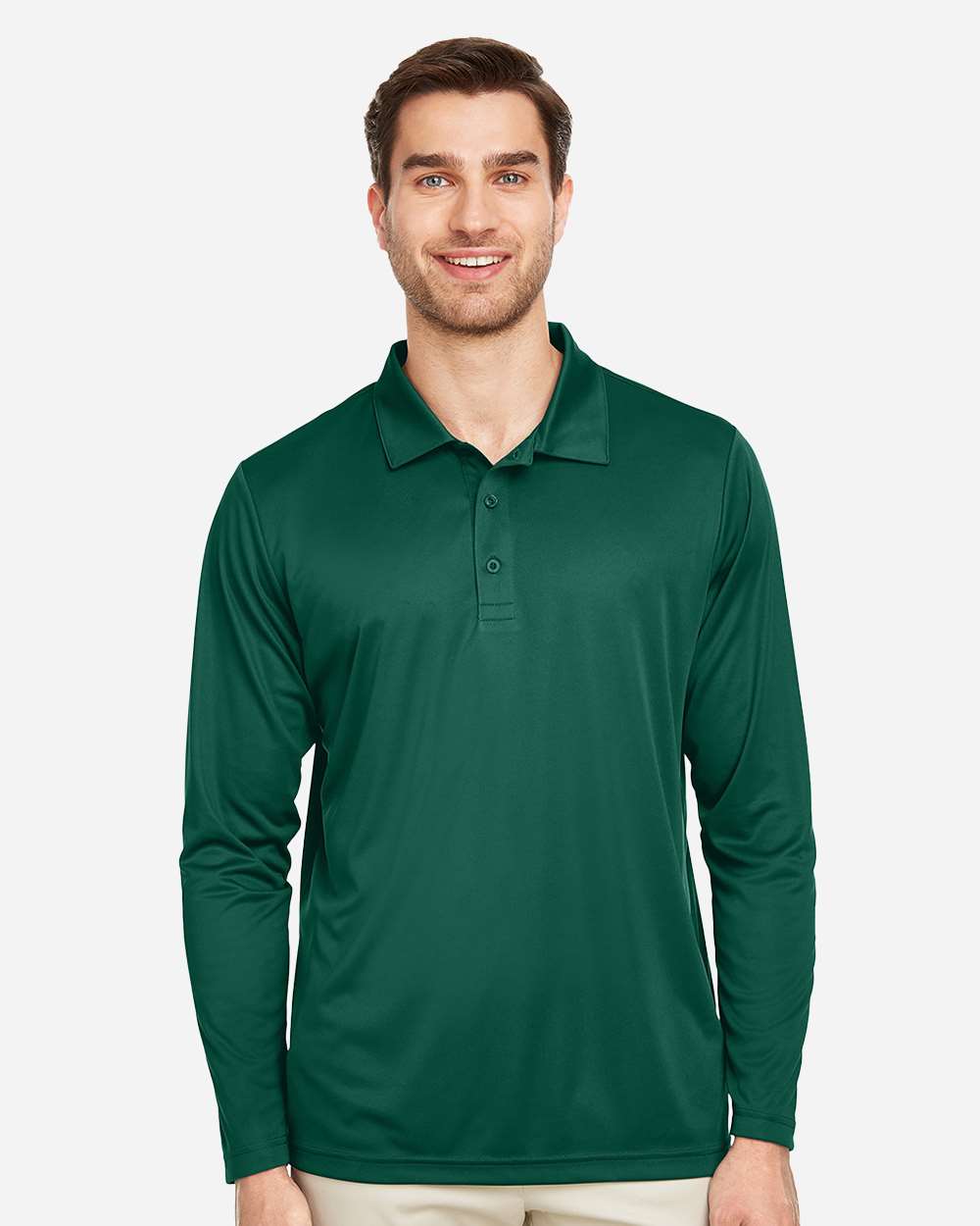 Men's Zone Performance Long Sleeve Polo – TT51L