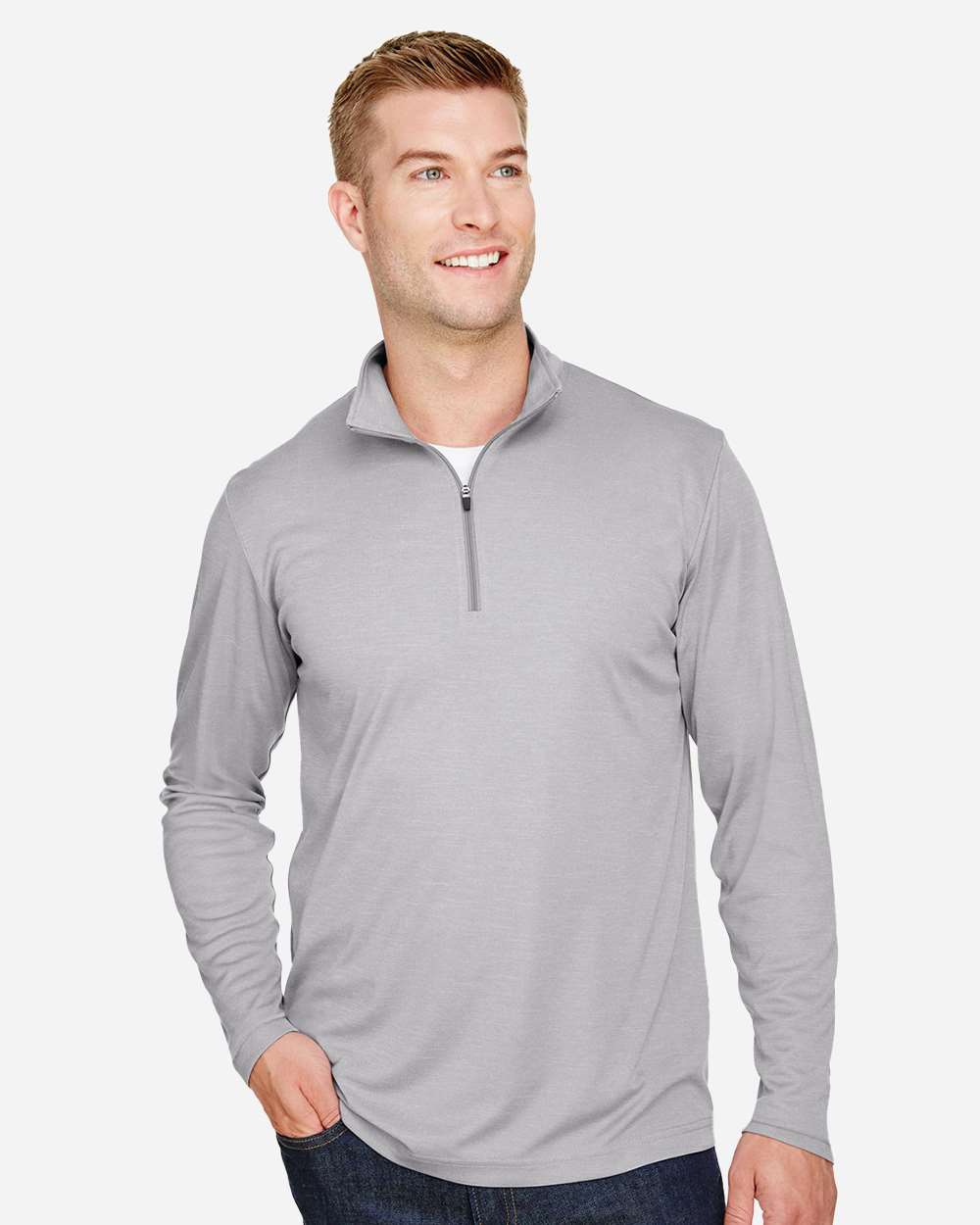 Men's Zone Sonic Heather Performance Quarter-Zip Pullover – TT31H