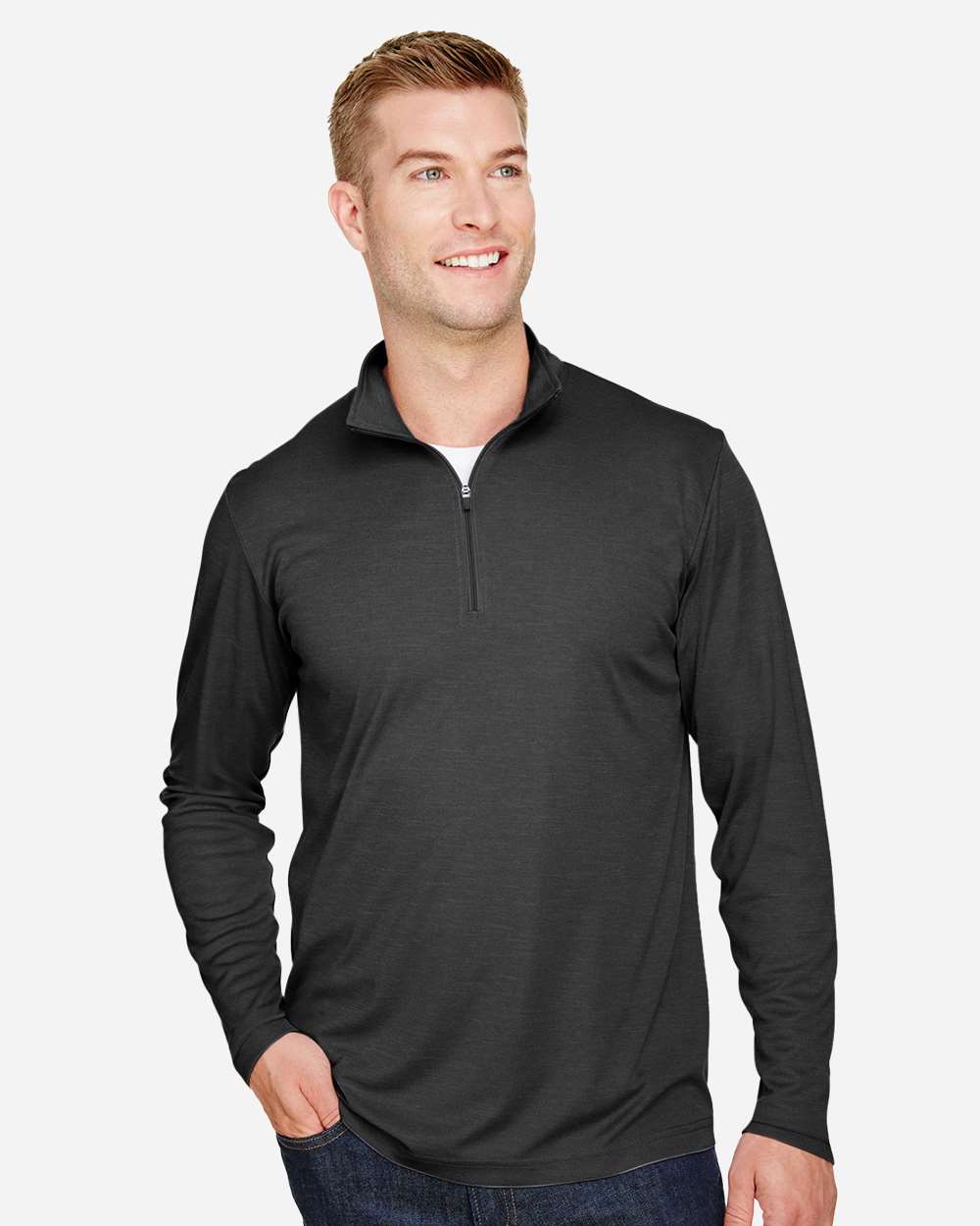 Men's Zone Sonic Heather Performance Quarter-Zip Pullover – TT31H