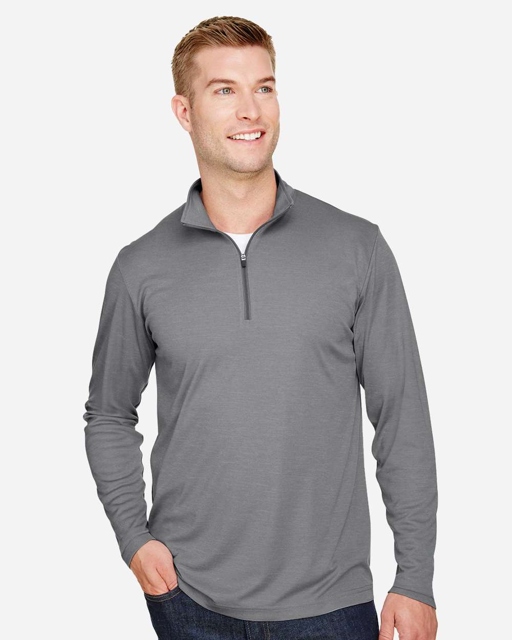 Men's Zone Sonic Heather Performance Quarter-Zip Pullover – TT31H