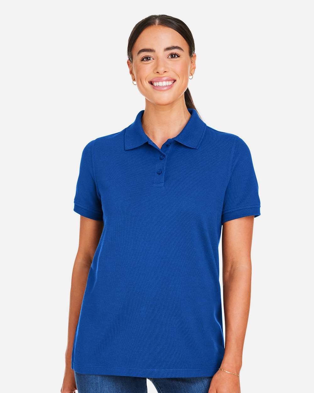 Women's Valiant Cotton Snag Protect Polo – M205W – True Royal