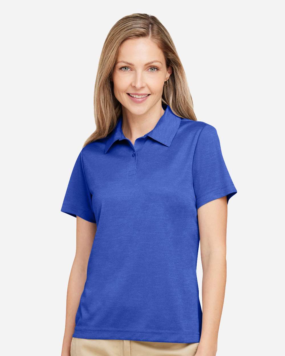 Women's Zone Sonic Heather Performance Polo – TT51HW – Sport Royal Heather