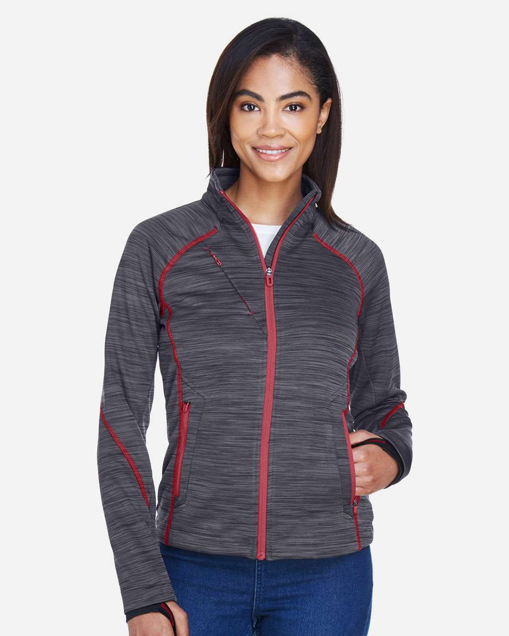 Women's Flux Mélange Bonded Fleece Jacket – 78697