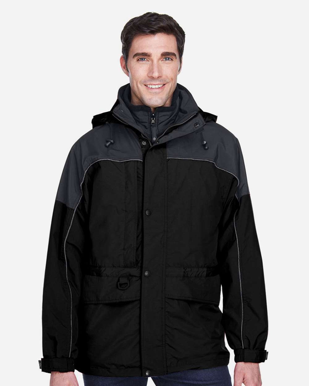 Men's 3-in-1 Two-Tone Parka – 88006