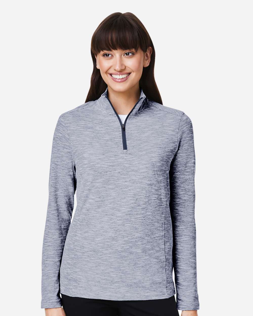 Women's Eclipse Jacquard Quarter-Zip Pullover – NE415W