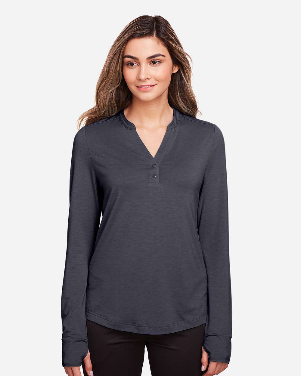 Women's JAQ Stretch Performance V-Neck Snap Pullover – NE400W