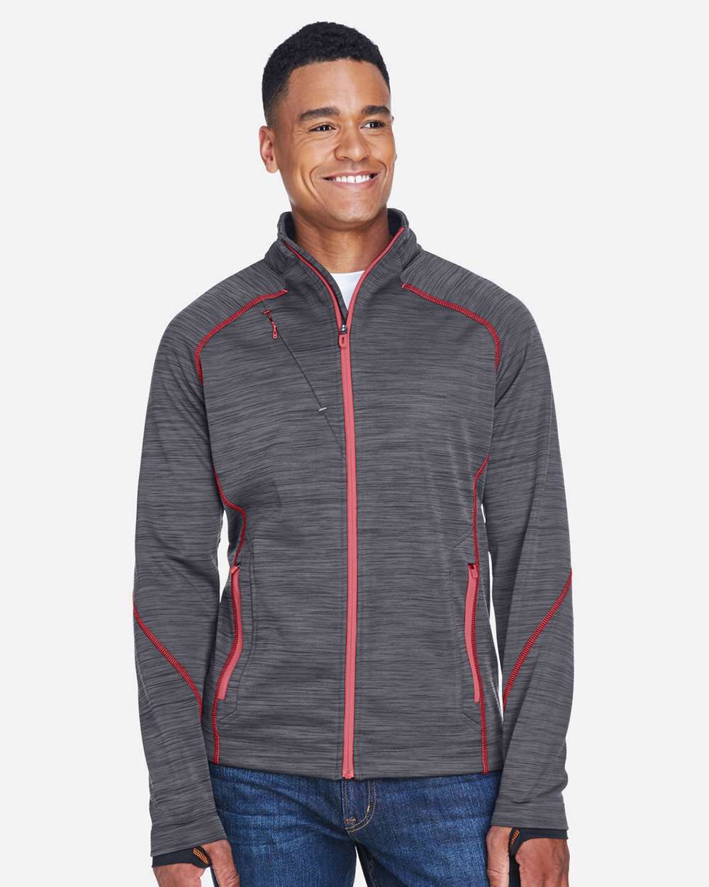 Men's Flux Mélange Bonded Fleece Jacket – 88697