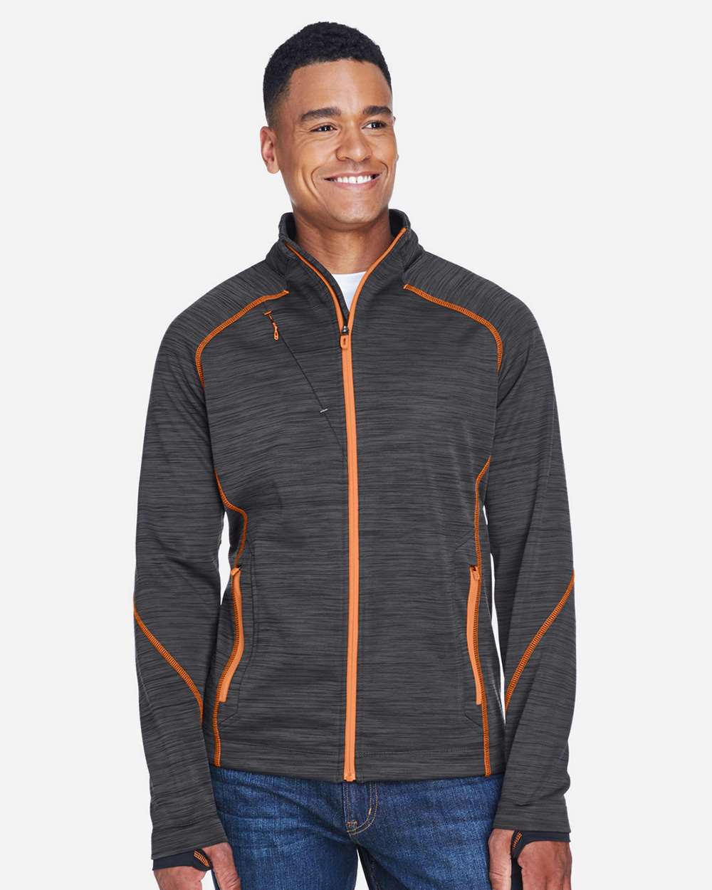 Men's Flux Mélange Bonded Fleece Jacket – 88697