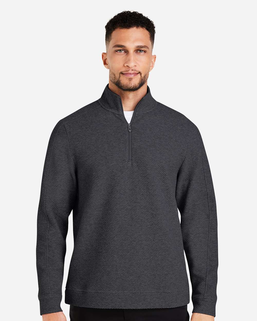 Men's Spirit Textured Quarter-Zip Pullover – NE725