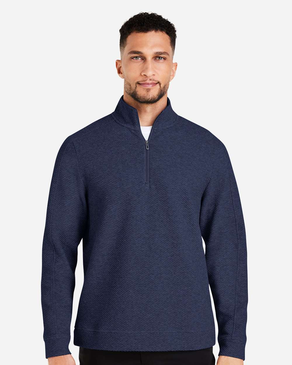 Men's Spirit Textured Quarter-Zip Pullover – NE725