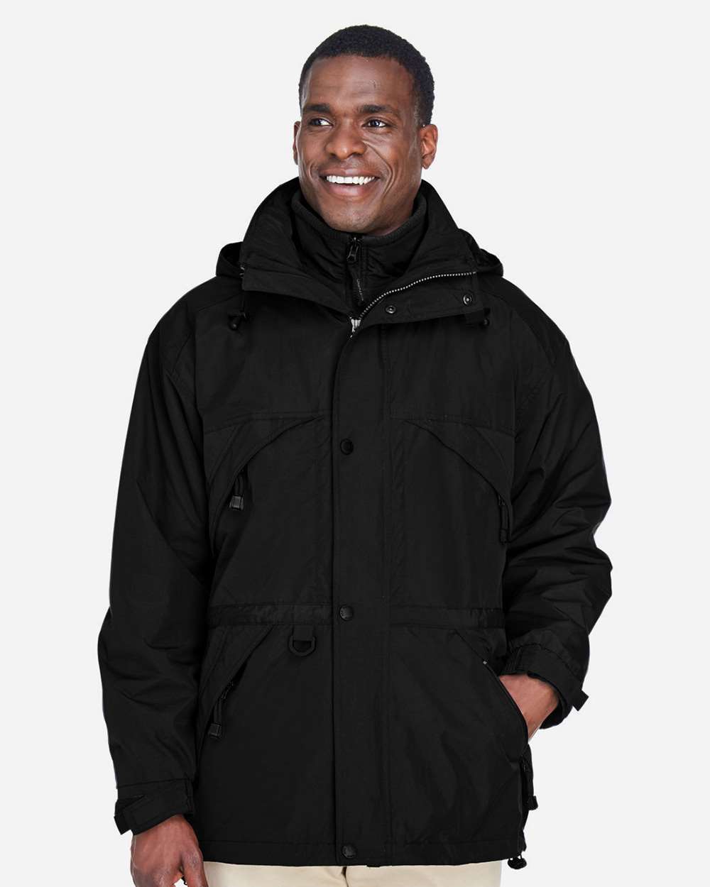 Men's 3-in-1 Parka with Dobby Trim – 88007