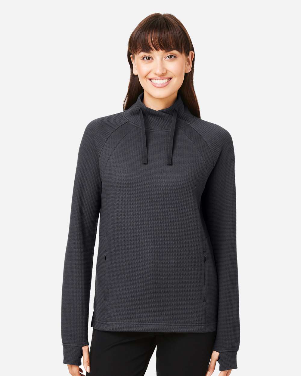 Women's Rhythm Waffle Cross-Neck Pullover – NE200W