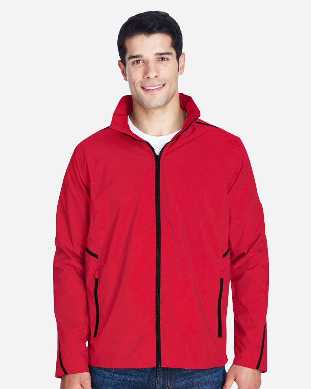 Unisex Conquest Jacket with Mesh Lining – TT70 – Sport Red