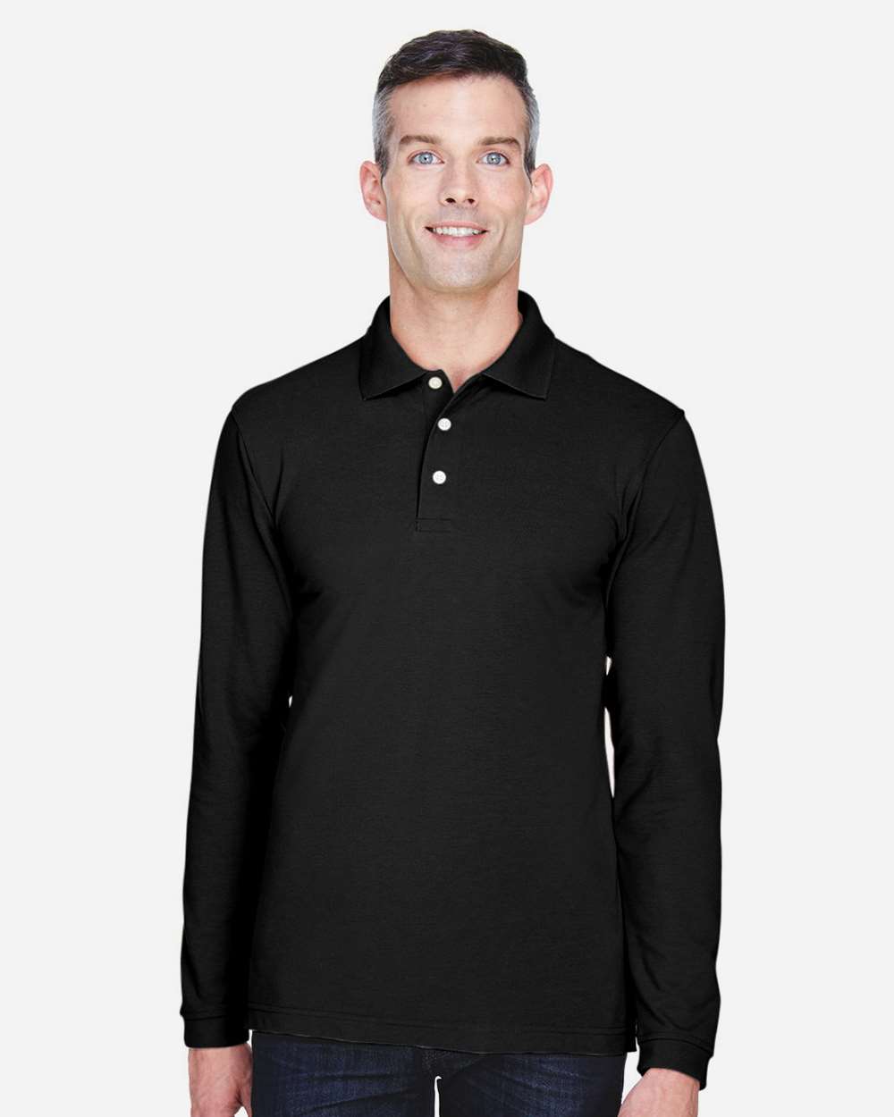 Men's Easy Blend™ Long Sleeve Polo – M265L