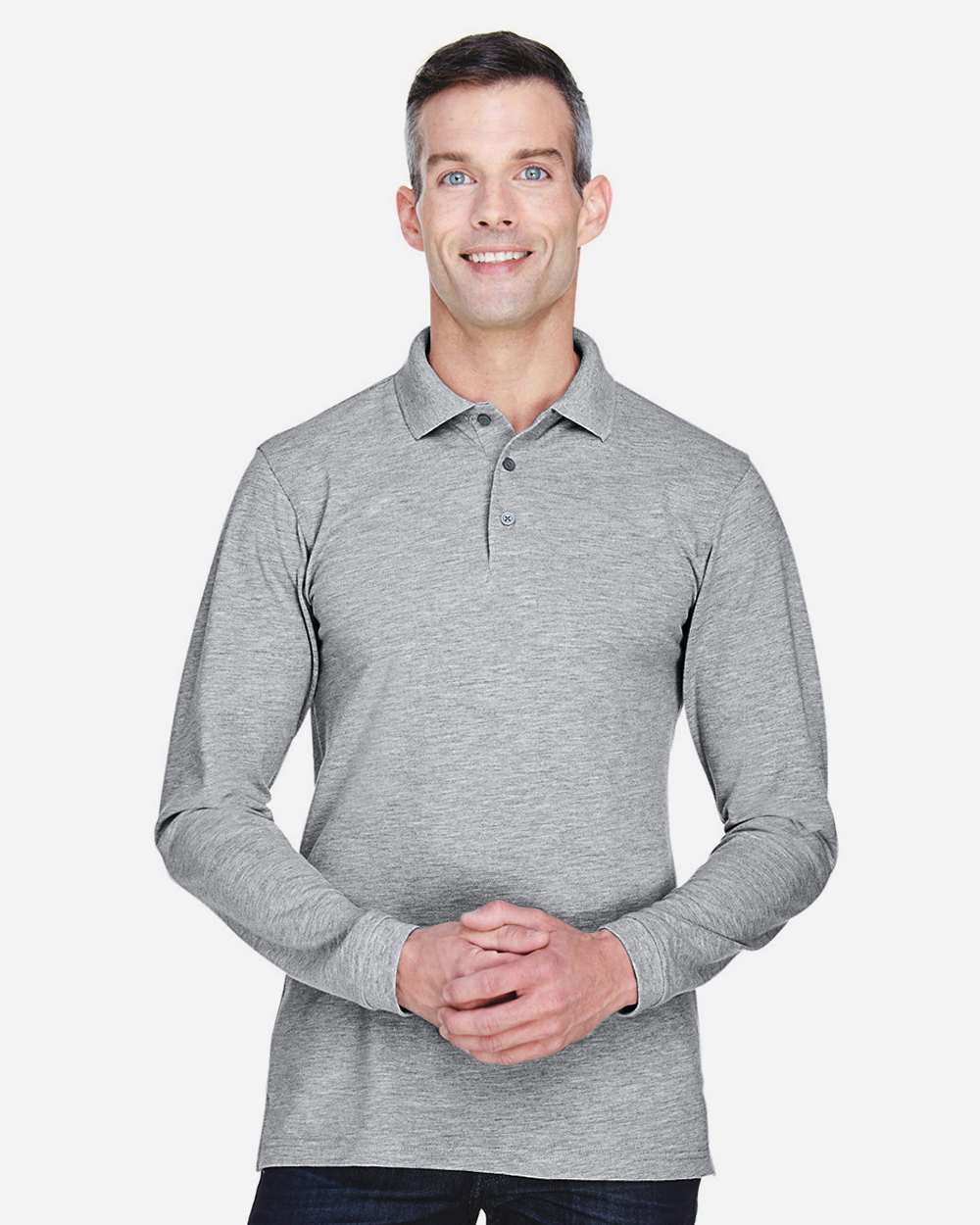 Men's Easy Blend™ Long Sleeve Polo – M265L