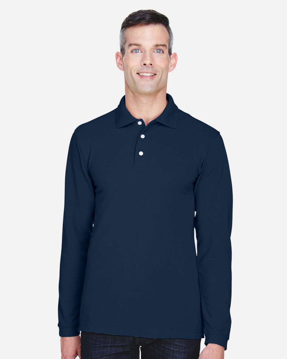 Men's Easy Blend™ Long Sleeve Polo – M265L