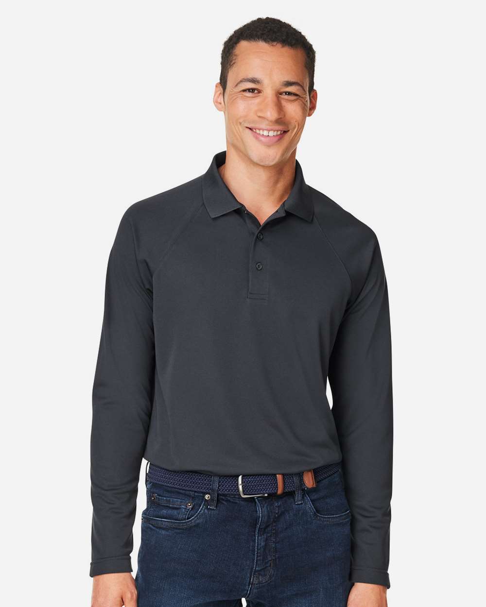 Men's Charge Snag and Soil Protect Long Sleeve Polo – M208L