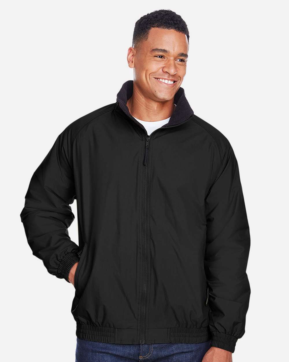 Unisex Fleece Lined Nylon Jacket – M740