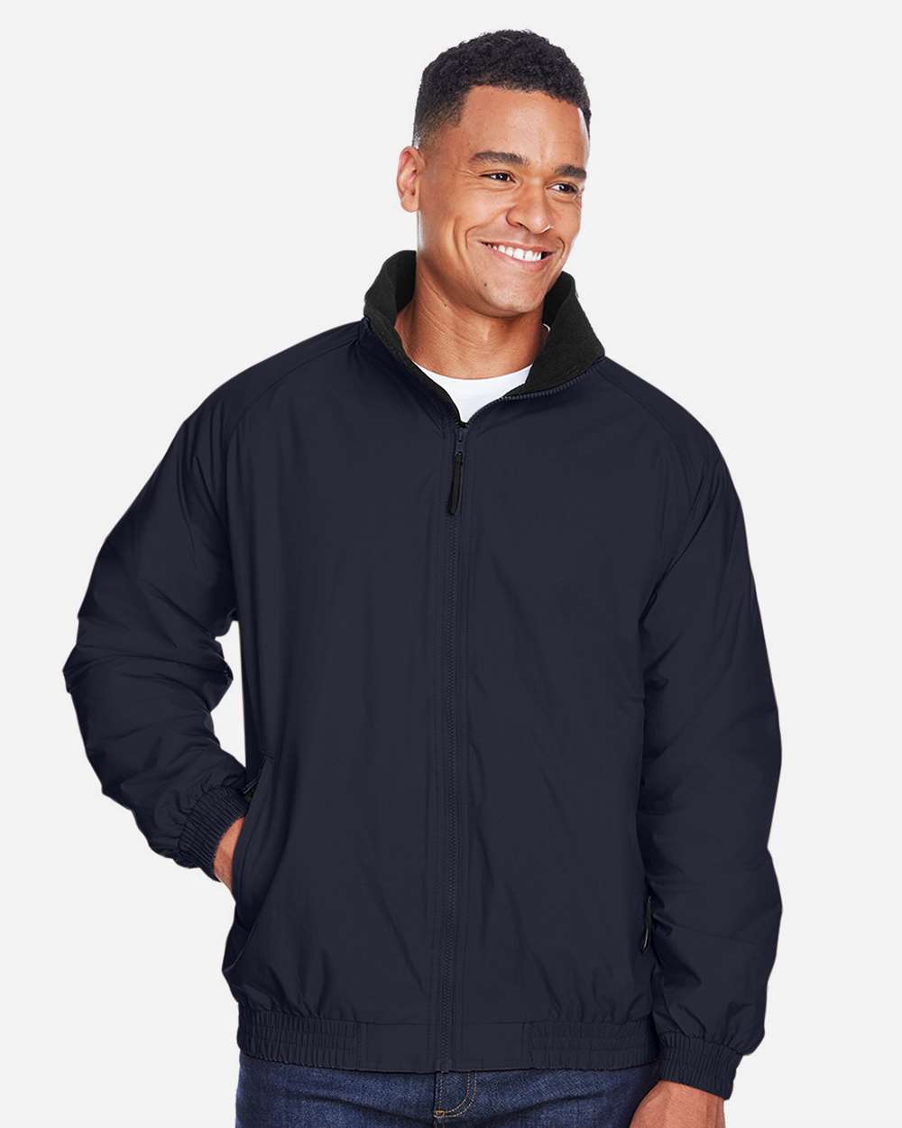 Unisex Fleece Lined Nylon Jacket – M740