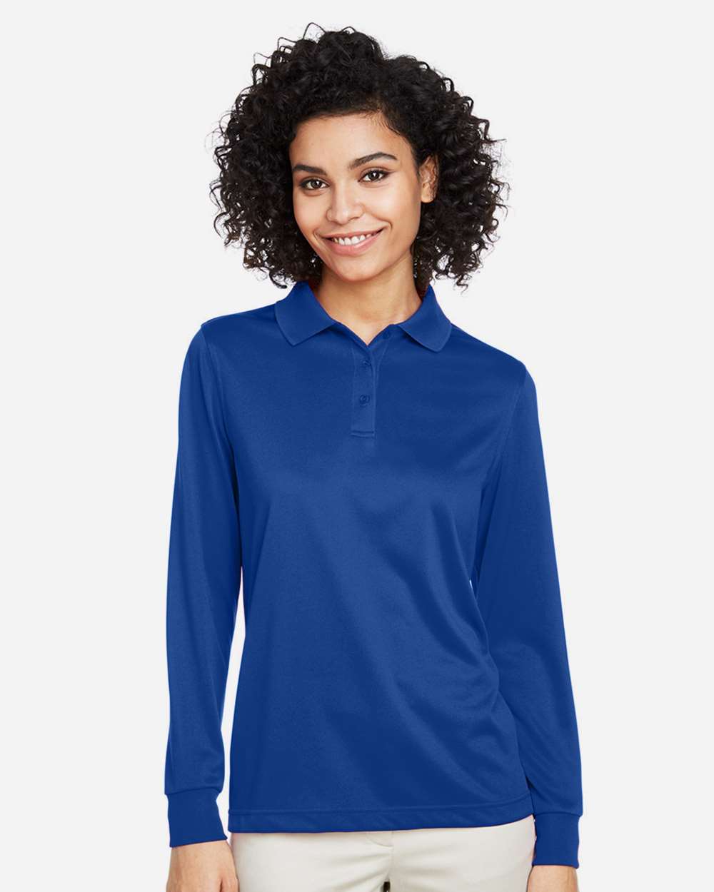 Women's Advantage Snag Protection Plus IL Long Sleeve Polo – M348LW – True Royal