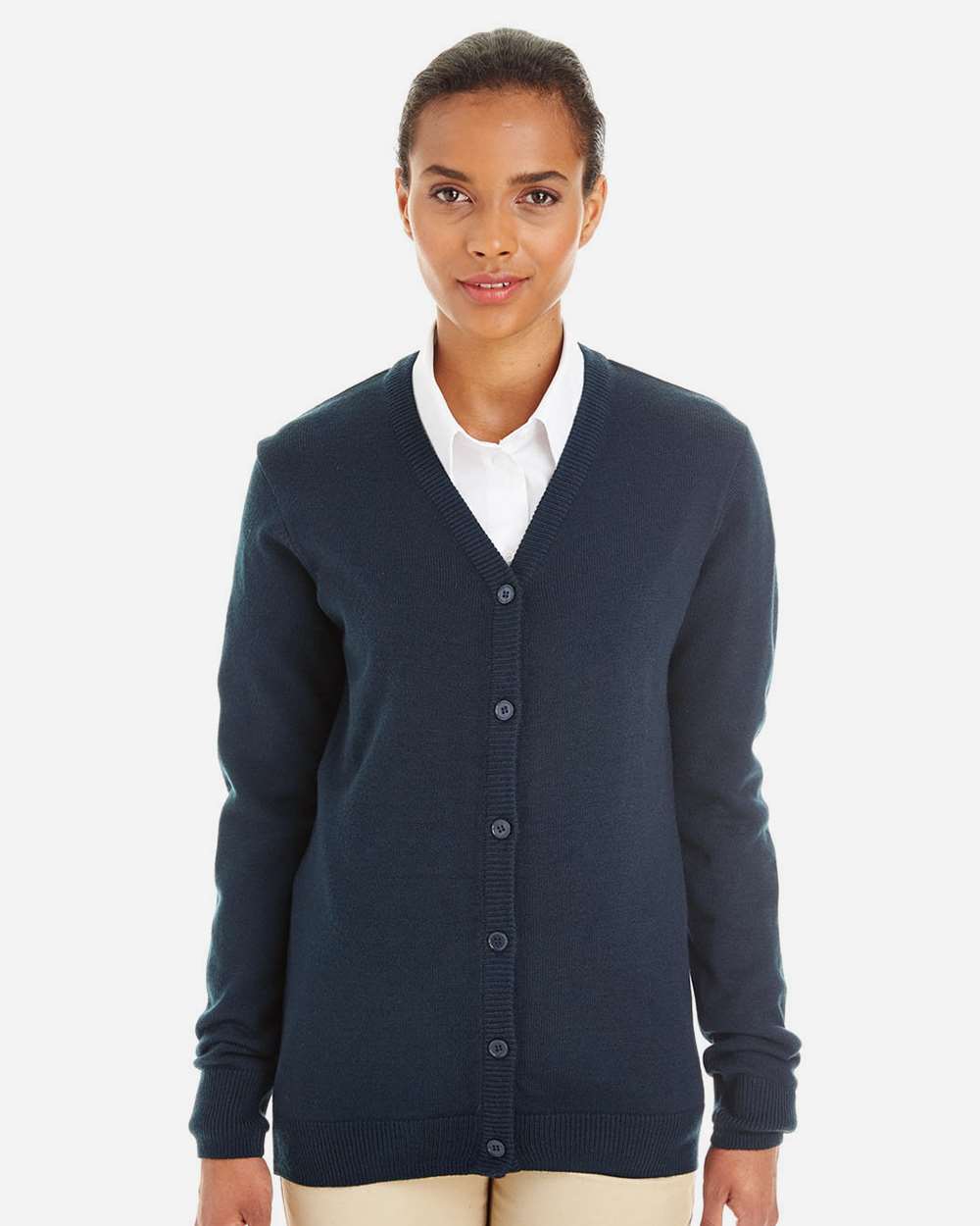 Women's Pilbloc V-Neck Button Cardigan Sweater – M425W