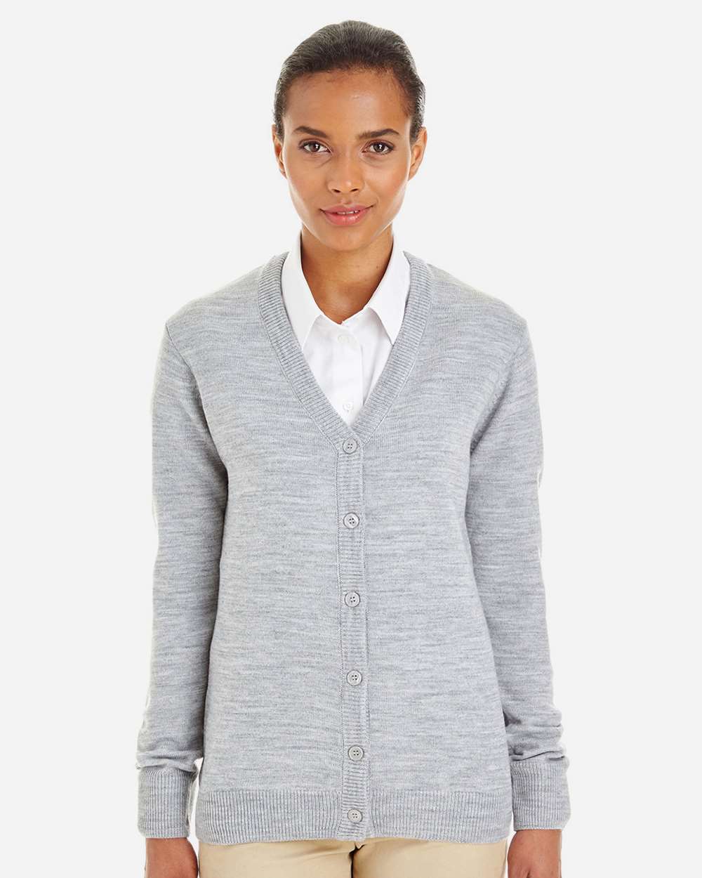 Women's Pilbloc V-Neck Button Cardigan Sweater – M425W