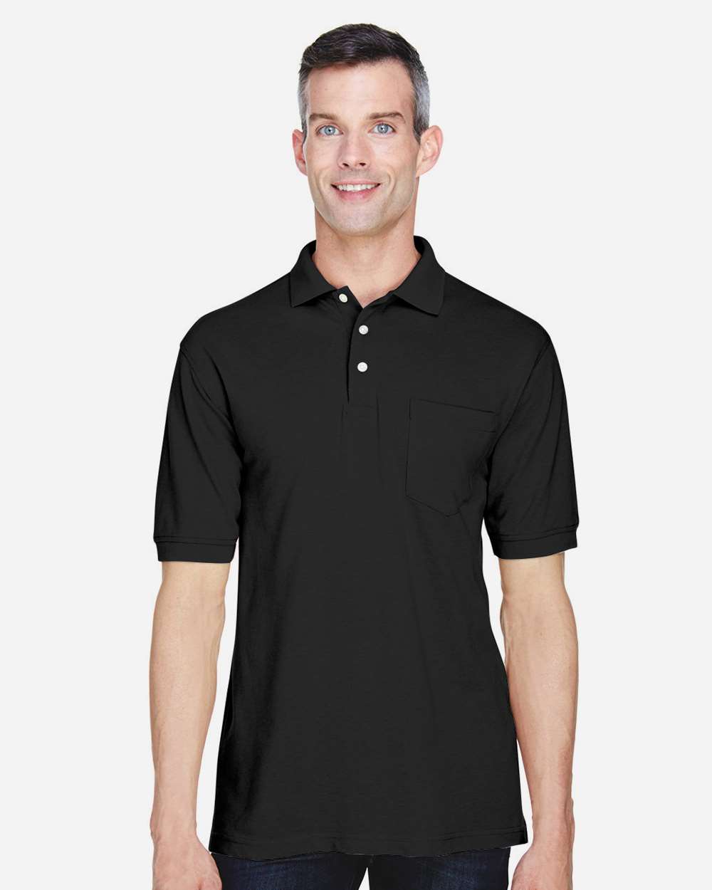Men's Easy Blend™ Polo with Pocket – M265P