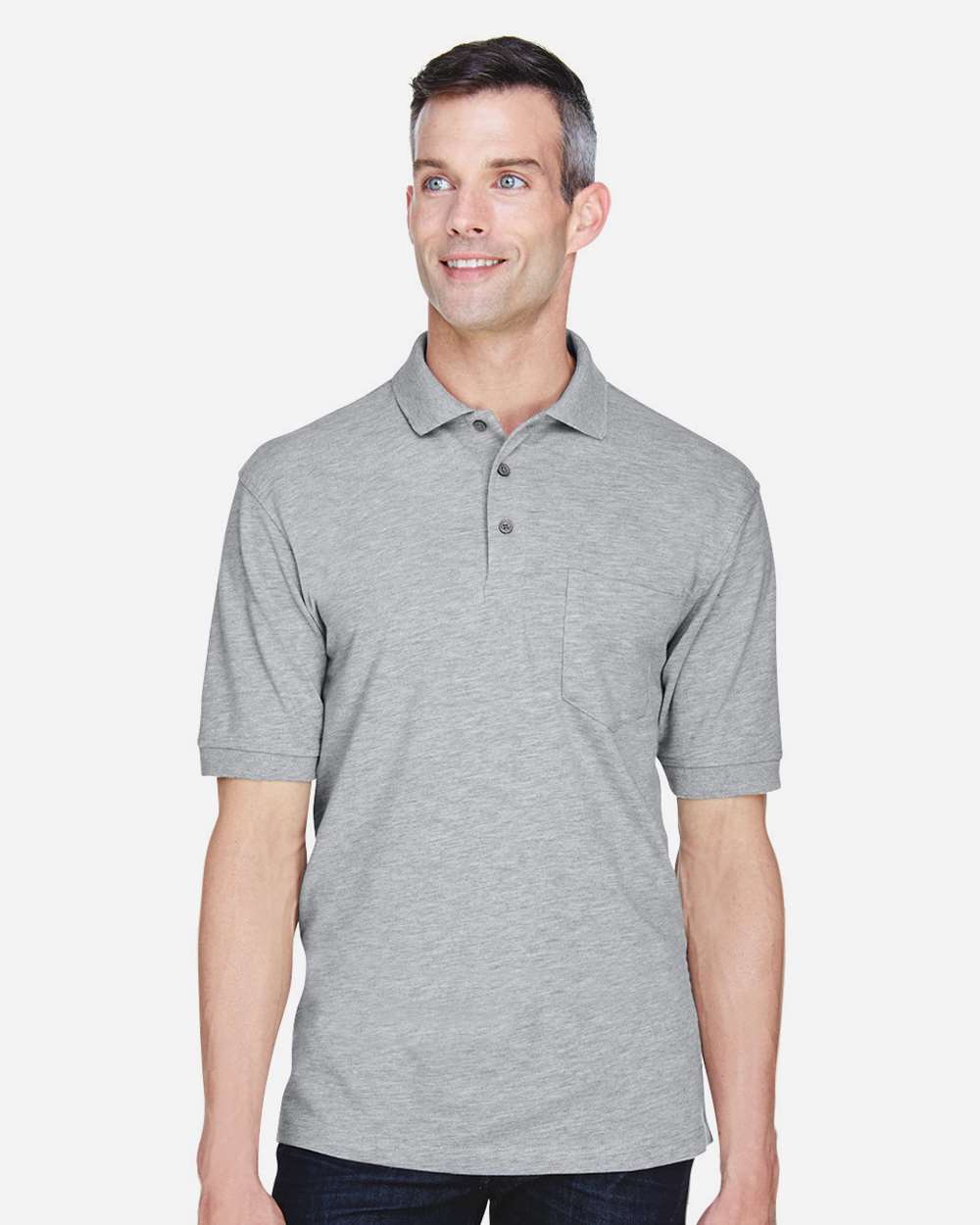 Men's Easy Blend™ Polo with Pocket – M265P