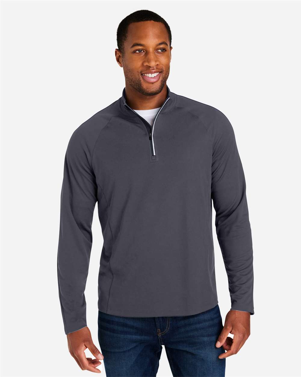 Men's Origin Performance Pique Quarter-Zip Pullover – CE418