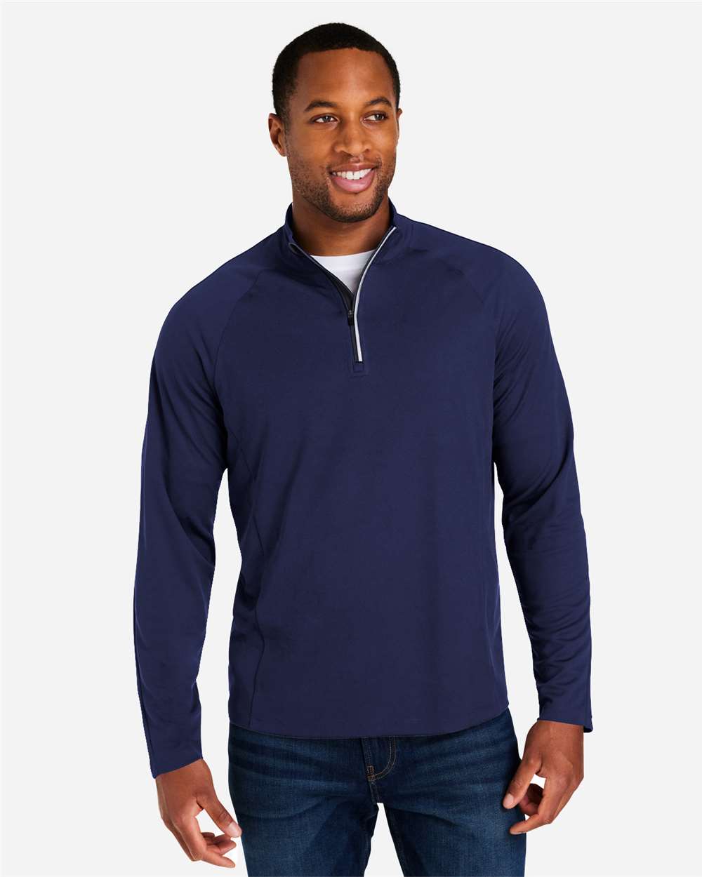 Men's Origin Performance Pique Quarter-Zip Pullover – CE418