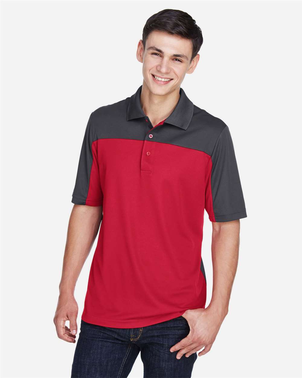 Men's Balance Colorblock Performance Piqué Polo – CE101