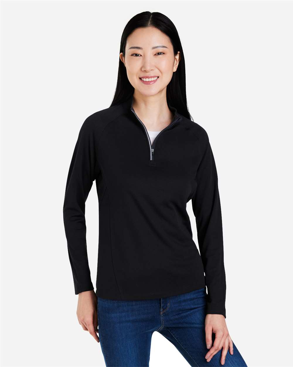 Women's Origin Performance Pique Quarter-Zip Pullover – CE418W