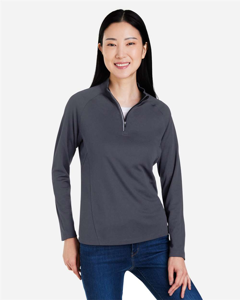 Women's Origin Performance Pique Quarter-Zip Pullover – CE418W