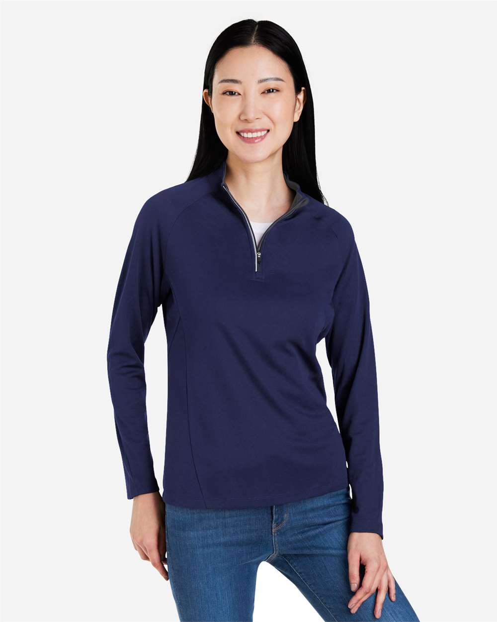 Women's Origin Performance Pique Quarter-Zip Pullover – CE418W
