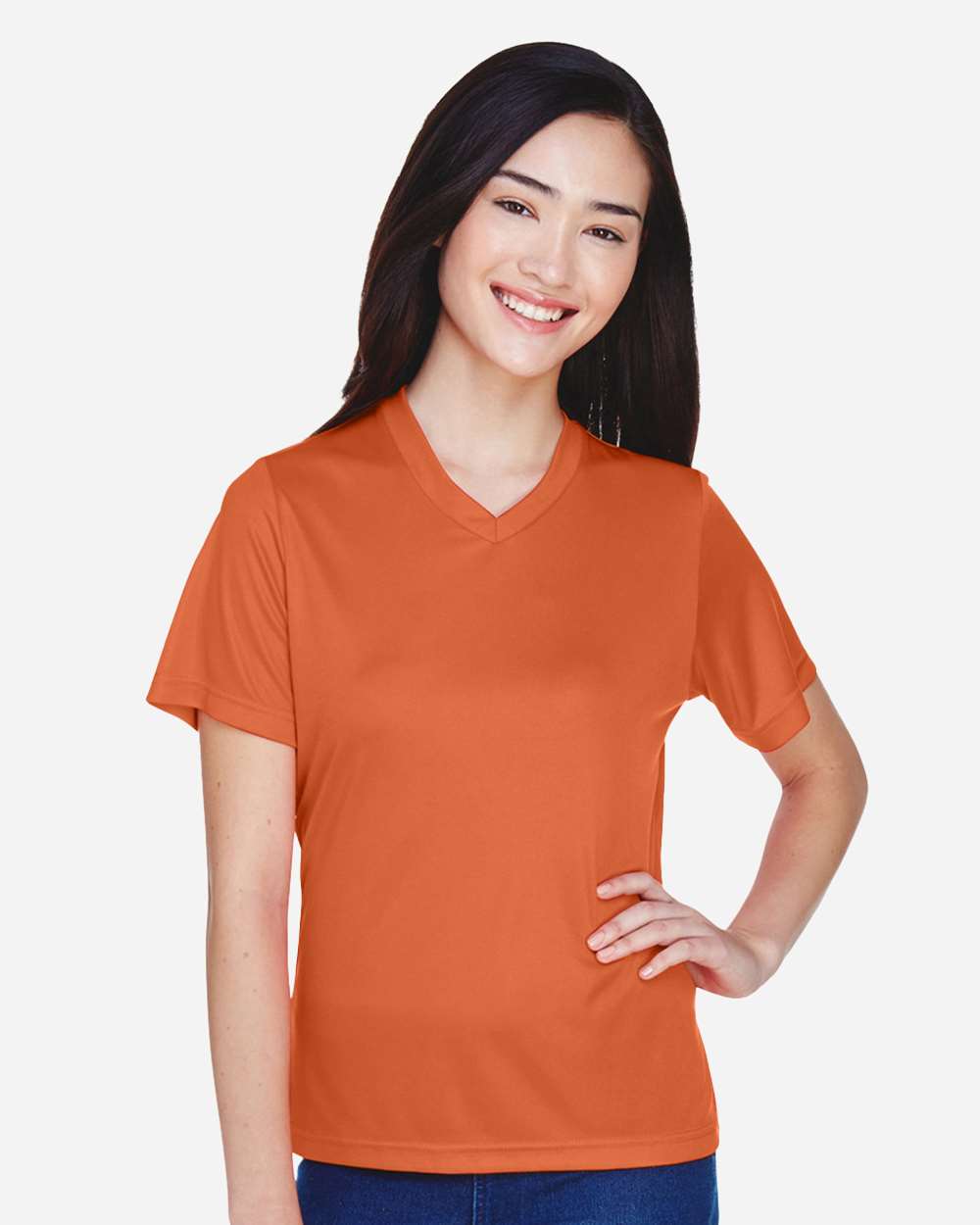 Women's Zone Performance T-Shirt – TT11W – Sport Burnt Orange