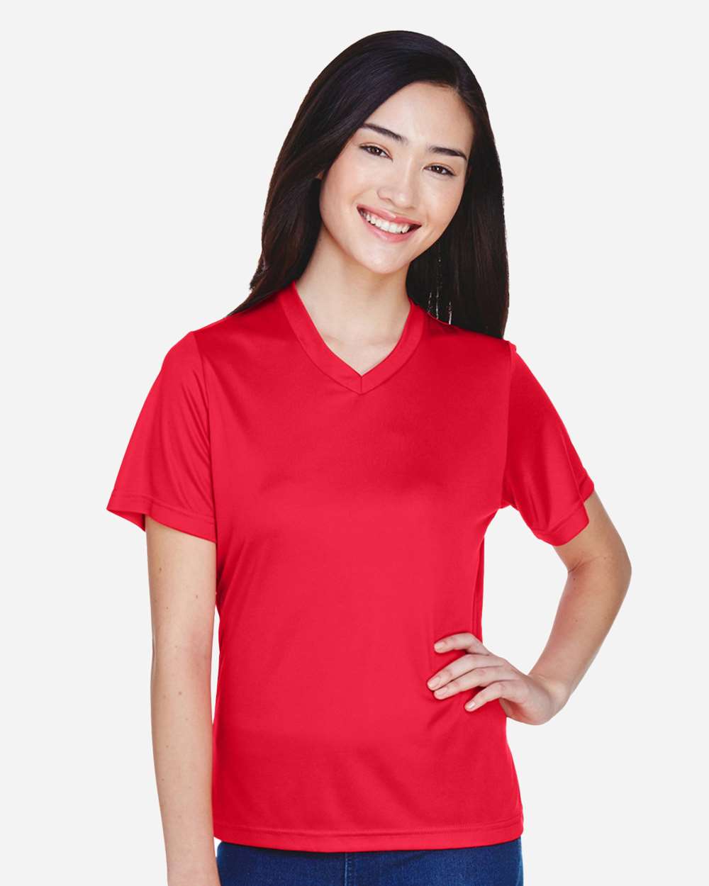 Women's Zone Performance T-Shirt – TT11W – Sport Red