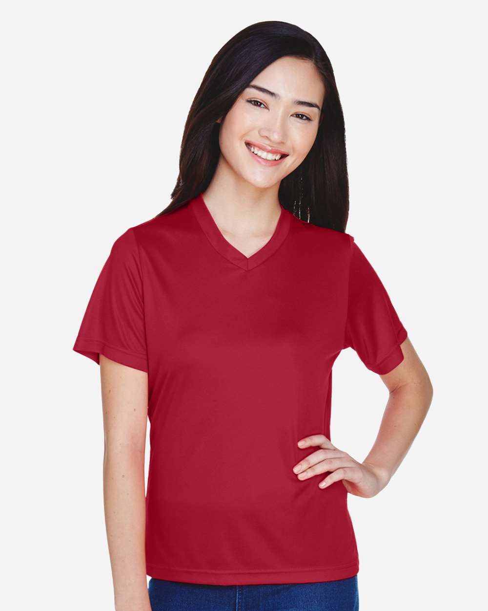 Women's Zone Performance T-Shirt – TT11W – Sport Scarlet Red