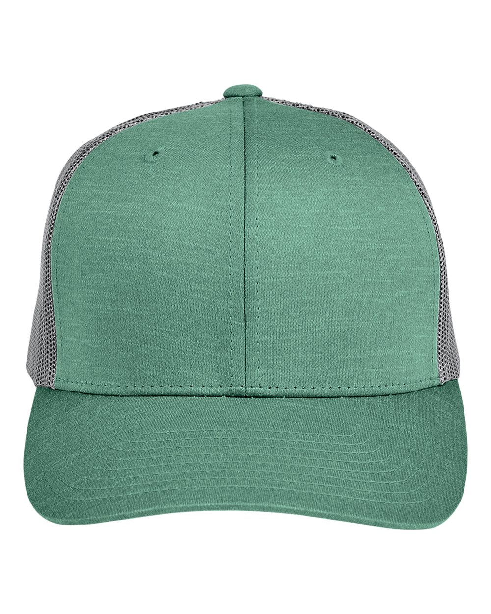 Zone Performance Trucker Cap by Yupoong – TT802 – Sport Forest Heather/ Sport Graphite