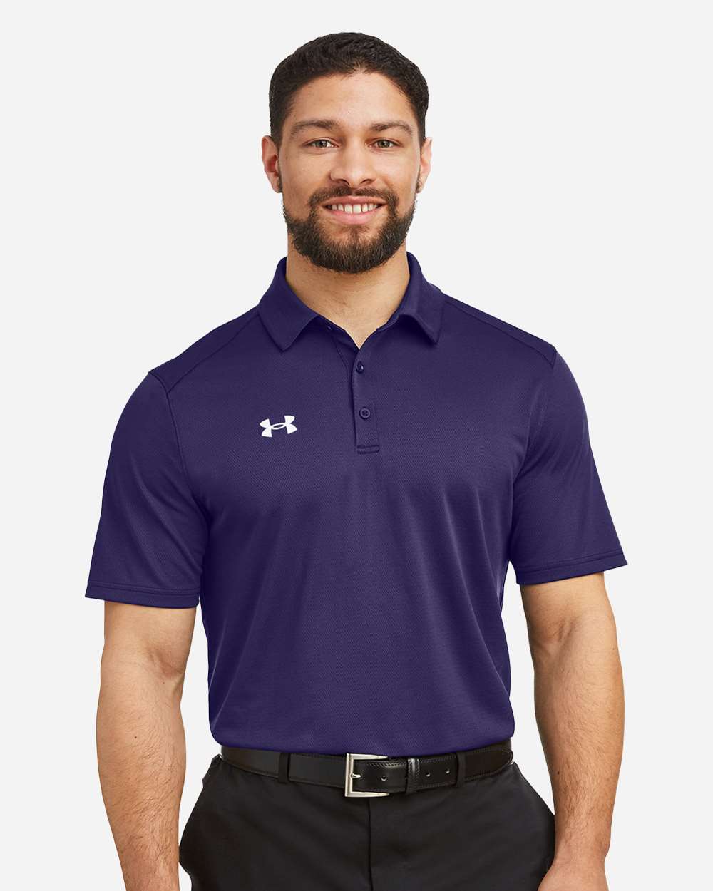 Men's Tech™ Polo – 1370399 – Purple/ White