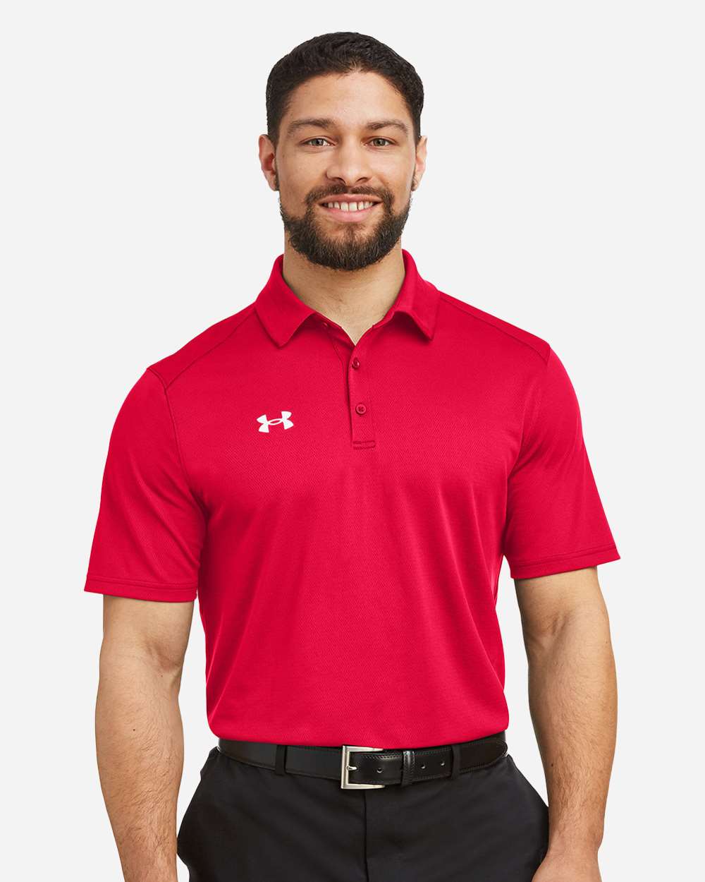 Men's Tech™ Polo – 1370399 – Red/ White