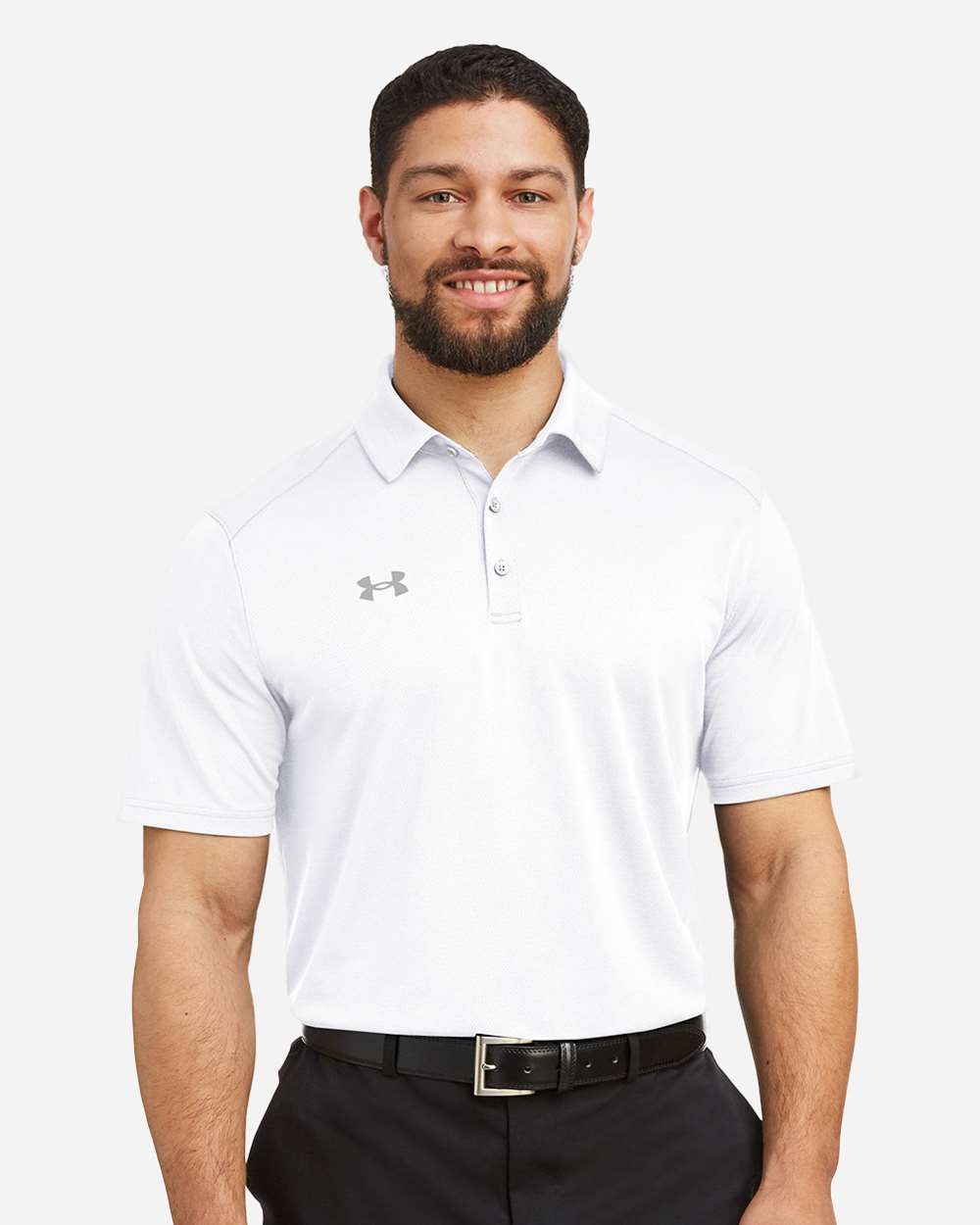 Men's Tech™ Polo – 1370399 – White/ Mod Grey