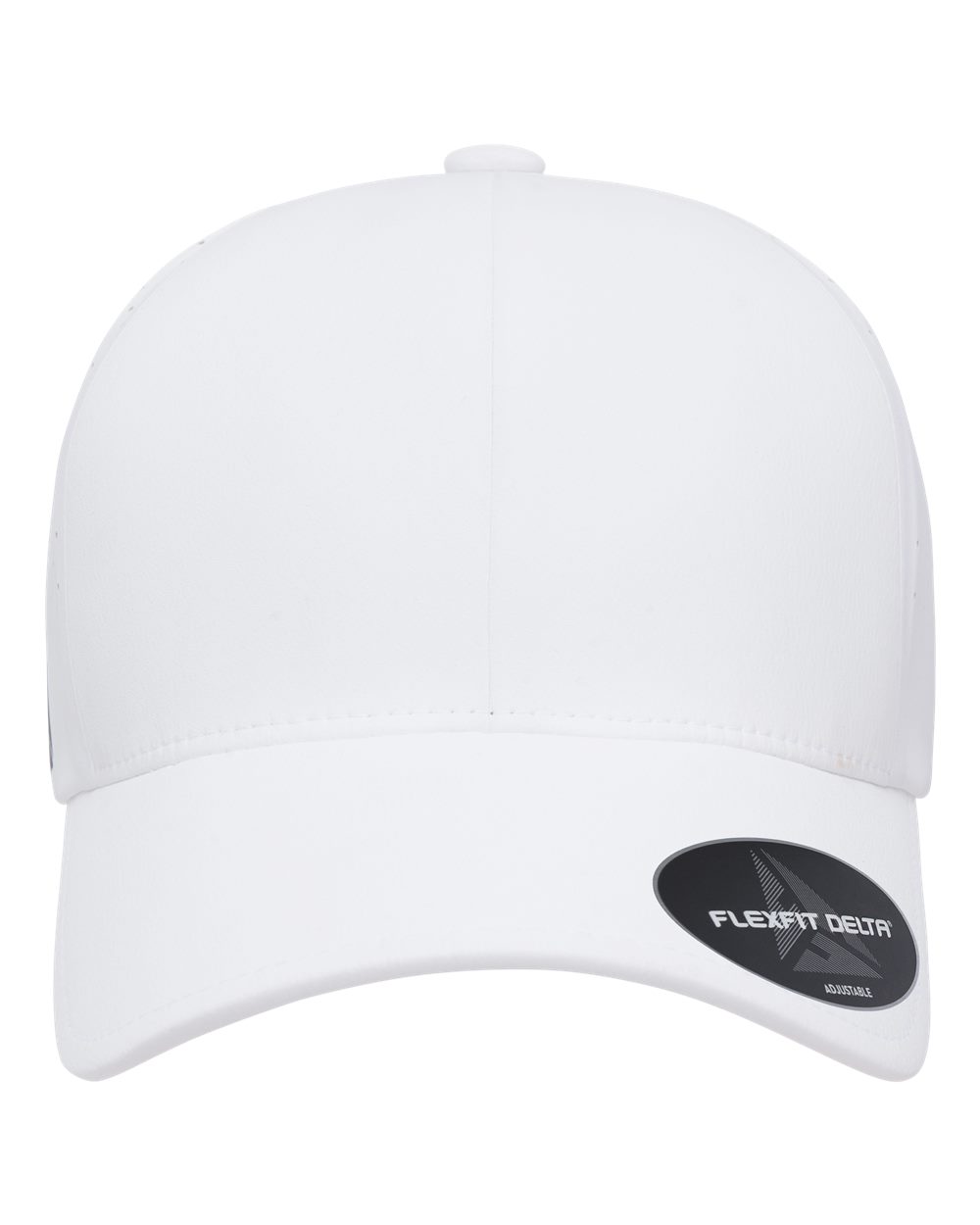 Delta® Snapback Perforated Cap – 180AP – White