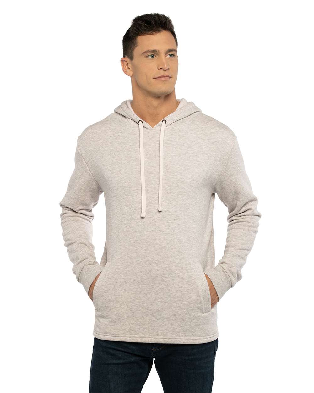 Unisex Malibu Welt Pocket Hoodie Sweatshirt – 9300 – Oatmeal