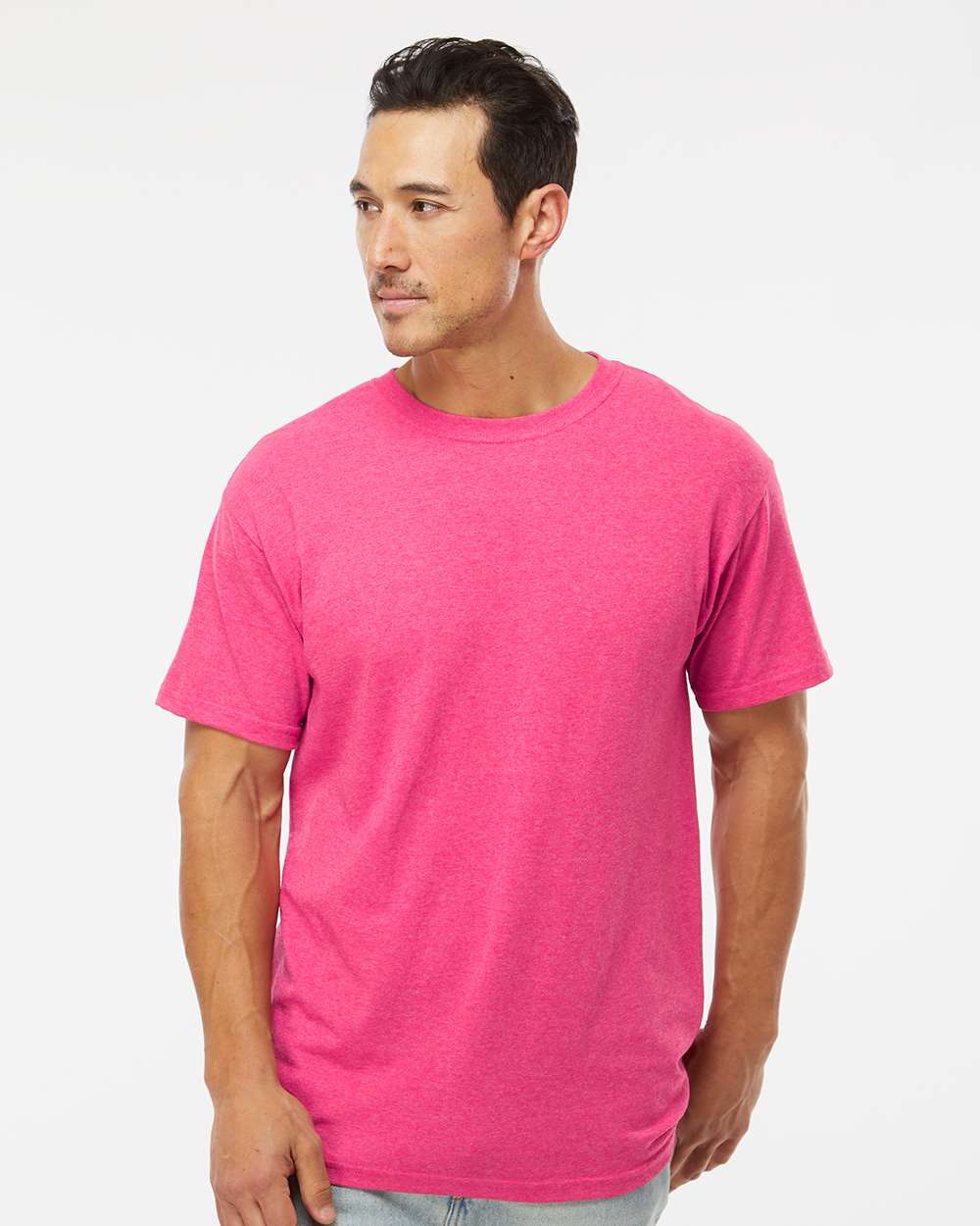 Men's Gold Soft Touch T-Shirt – 4800 – Neon Pink