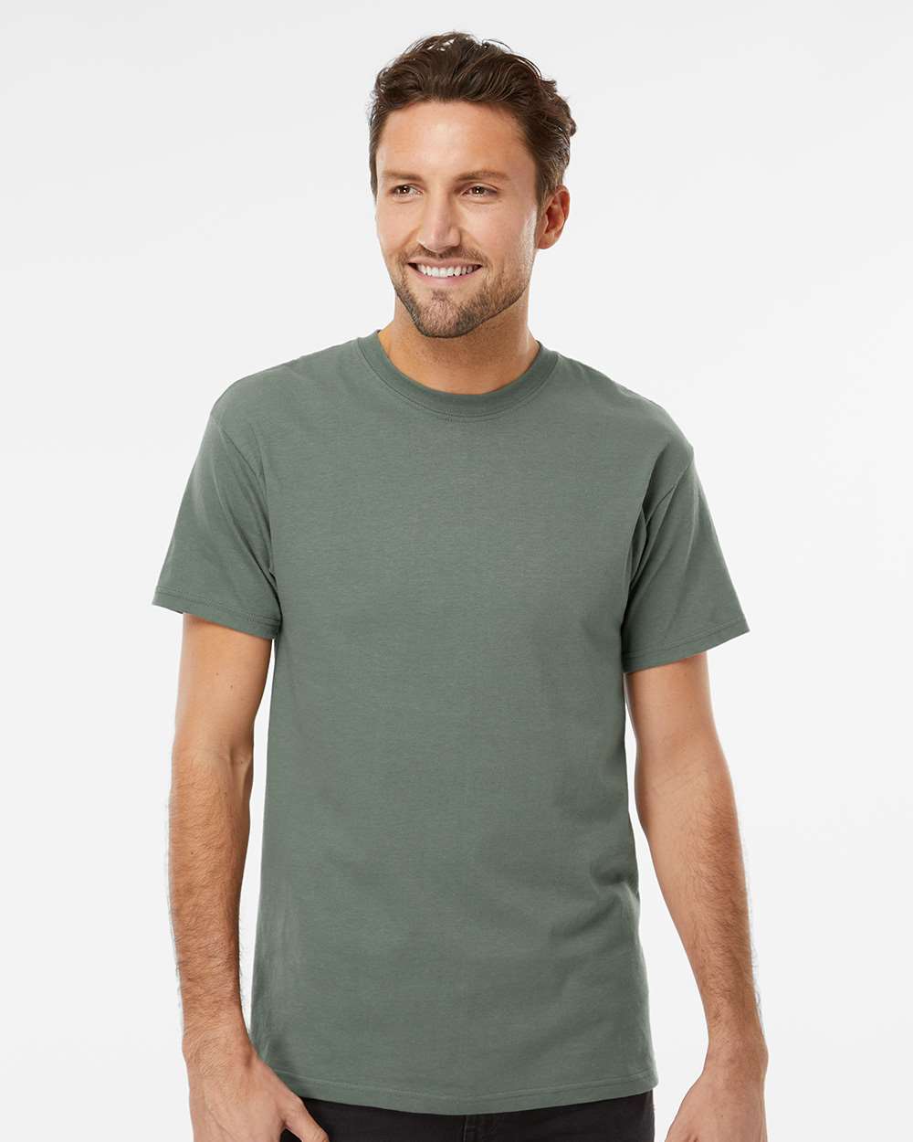 Men's Gold Soft Touch T-Shirt – 4800 – Sage