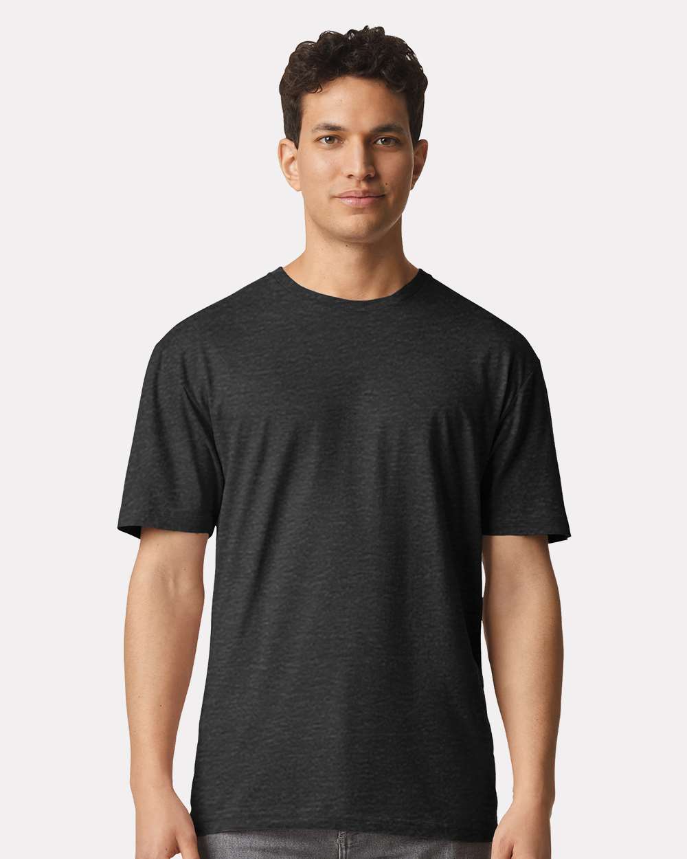 Unisex Light Cotton T-Shirt – 3000 – Heather Dark Grey