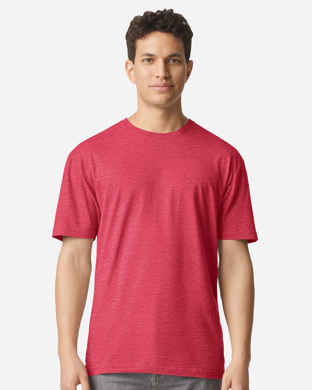 Unisex Light Cotton T-Shirt – 3000 – Heather Red