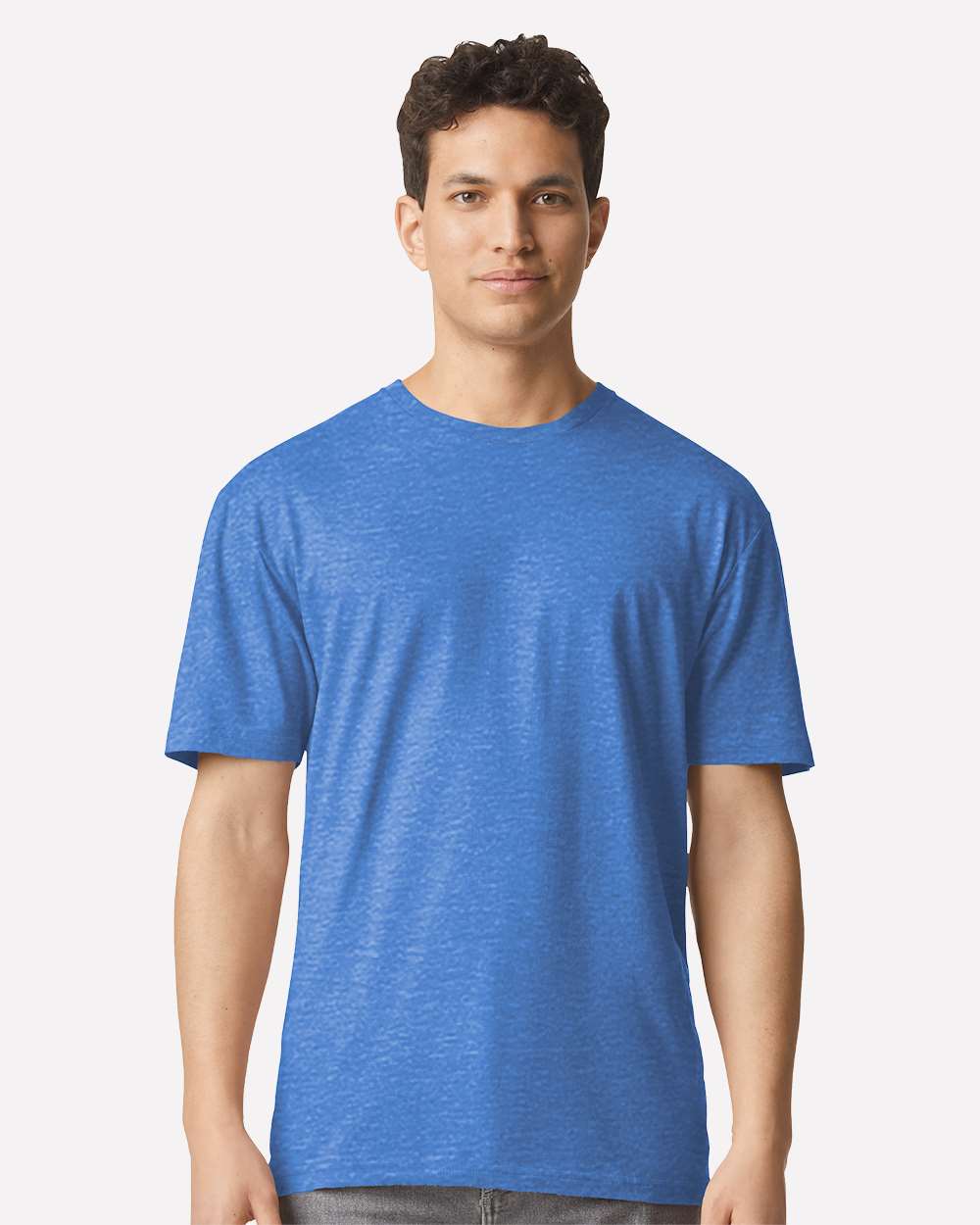 Unisex Light Cotton T-Shirt – 3000 – Heather Royal